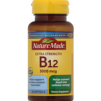 Nature Made Extra Strength Vitamin B12 3000mcg Softgels, 60 Each