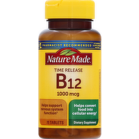 Nature Made Vitamin B12 1000mcg Tablets, 75 Each