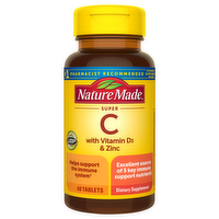 Nature Made Super C Immune Complex Tablets with Zinc, 60 Each