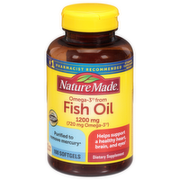 Nature Made Fish Oil 1200mg Softgels, 100 Each