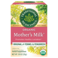 Traditional Medicinals Organic Mother's Milk Herbal Tea, 16 Each