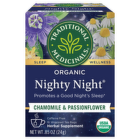 Traditional Medicinals Organic Nighty Night Herbal Tea, 16 Each