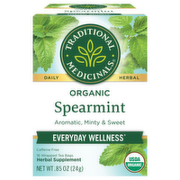 Traditional Medicinals Organic Spearmint Herbal Tea, 16 Each