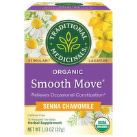Traditional Medicinals Organic Smooth Move Chamomile Herbal Tea, 16 Each