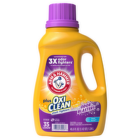 Arm & Hammer Plus Oxi Clean with Odor Blasters Fresh Burst Scent Liquid Laundry Detergent, 45.5 Ounce