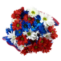Bachman's Red, White & Bloom Memorial Day Pom Medley Bouquet, 1 Each