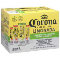 Corona Hard Seltzer Limonada Variety Pack, 12 Each