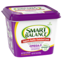 Smart Balance Omega 3 Buttery Spread, 15 Ounce