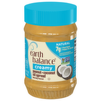 Earth Balance Creamy Coconut & Peanut Spread, 16 Ounce