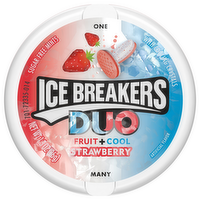 Ice Breakers Duo Fruit + Cool Strawberry Sugar Free Mints, 1.3 Ounce