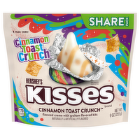 Hershey's Kisses Summer Cinnamon Toast Crunch Candies Share Size, 9 Ounce