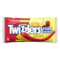 Twizzlers Sweet & Sour Filled Twists Chewy Candy Straws, 11 Ounce