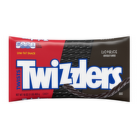 Twizzlers Black Licorice Twists Chewy Candy Straws, 16 Ounce