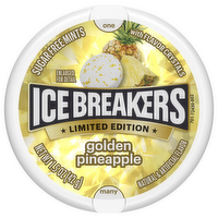 Ice Breakers Summer Golden Pineapple Sugar Free Mints, 1.5 Ounce