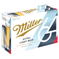 Miller64 Extra Light Beer, 24 Each