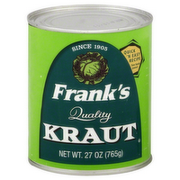 Franks Quality Sauerkraut, 27 Ounce