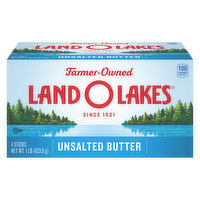 Land O'Lakes Unsalted Butter, 16 Ounce