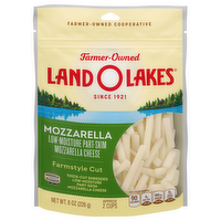 Land O'Lakes Farmstyle Thick Cut Shredded Mozzarella Cheese, 8 Ounce