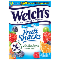 Welch's Mixed Fruit Fruit Snacks, 10 Each