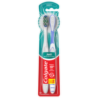 Colgate 360 Soft Whole Mouth Clean Toothbrushes Twin Pack, 2 Each