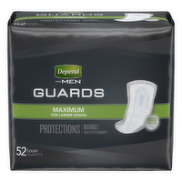 Depend Guards For Men Maximum Absorbency Incontinence Pads, 48 Each