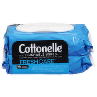 Cottonelle Flushable Wet Wipes Refill Pack, 84 Each