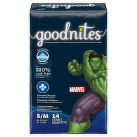 GoodNites Bedtime Bedwetting Underwear for Boys Small-Medium, 14 Each