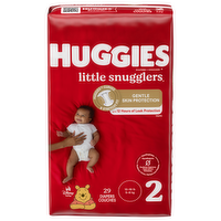 Huggies Little Snugglers Baby Diapers Size 2 (12-18 lbs.), 29 Each