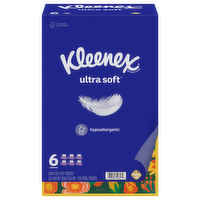 Kleenex Ultra Soft Facial Tissues, 6 Each