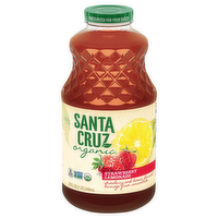 Santa Cruz Organic Strawberry Lemonade, 32 Ounce