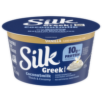 Silk Greek Style Vanilla Coconut Milk Dairy-Free Yogurt Alternative, 5.3 Ounce