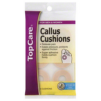 TopCare Callus Cushions for Men & Women, 6 Each