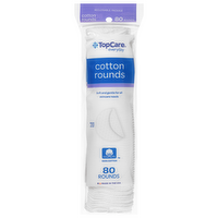 TopCare Cotton Rounds, 80 Each