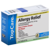 TopCare Allergy Relief 10mg Tablets, 30 Each