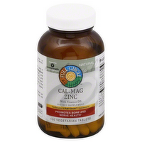 Full Circle Market Cal-Mag-Zinc with Vitamin D3 Vegetarian Tablets, 100 Each