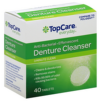 TopCare Denture Cleanser Tablets, 40 Each