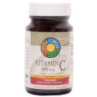 Full Circle Market Vitamin C 500 mg Vegetarian Tablets, 50 Each