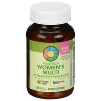 Full Circle Market Women's Multivitamin with Standardized Herbal Extracts Vegetarian Tablets, 90 Each