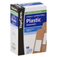 TopCare Plastic Bandages All One Size Everyday Protection, 60 Each