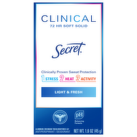 Secret Clinical Light & Fresh, 1.6 Ounce