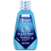 Crest ProHealth Antigingivitis & Antiplaque Oral Rinse Clean Mint, 36 Millilitre