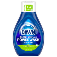 Dawn Platinum Powerwash Dish Spray Dish Soap Apple Scent Refill, 16 Ounce