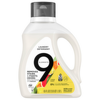 9 Elements Lemon Scent Laundry Detergent, 65 Ounce