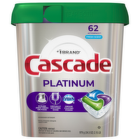 Cascade Fresh Scent ActionPacs with Dawn Dishwasher Detergent, 62 Each