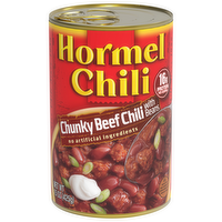 Hormel Chili Chunky with Beef Beans, 15 Ounce