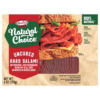 Hormel Natural Choice Uncured Hard Salami, 6 Ounce