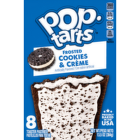 Kellogg's Pop-Tarts Frosted Cookies & Creme, 8 Each