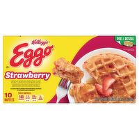 Eggo Strawberry Waffles, 10 Each