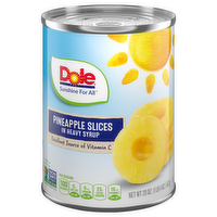 Dole Pineapple Slices in Heavy Syrup, 20 Ounce