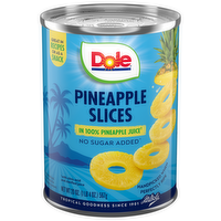 Dole Pineapple Slices in Pineapple Juice, 20 Ounce